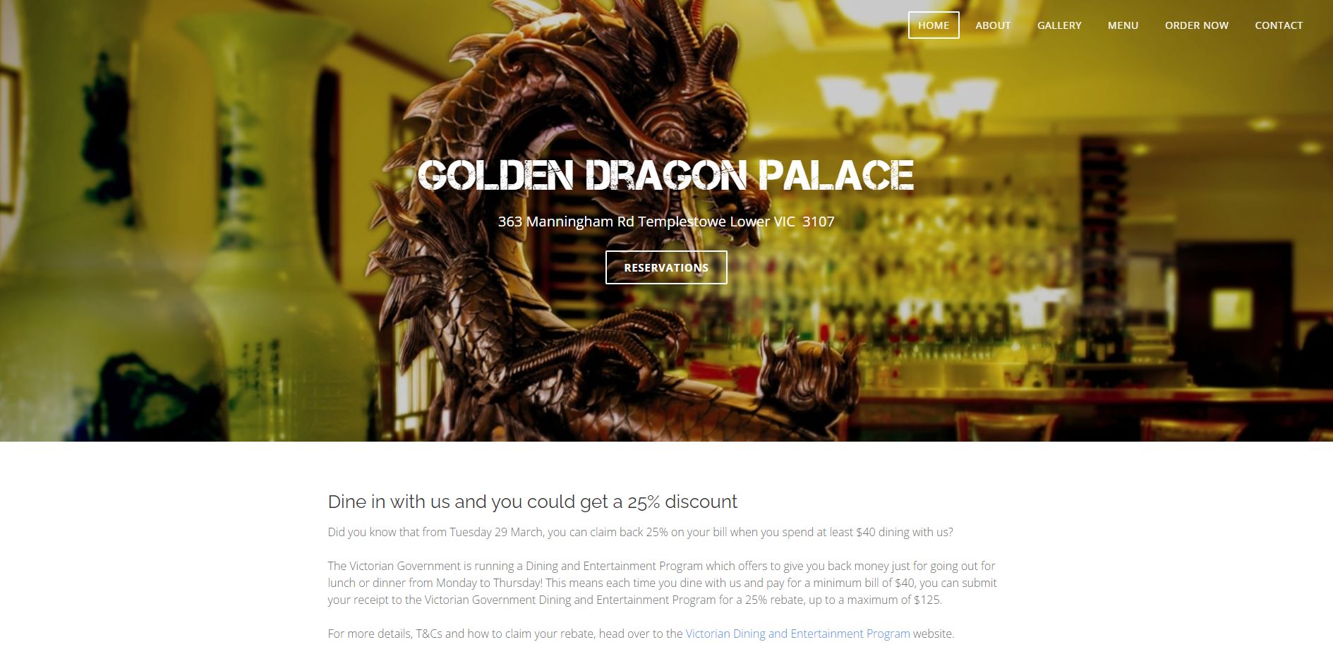 golden dragon palace