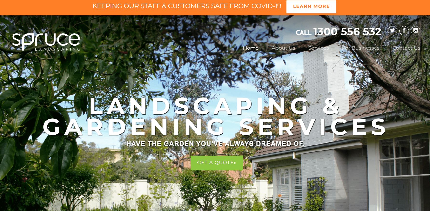 spruce landscaping