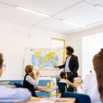 teacher and children in the classroom · free stock