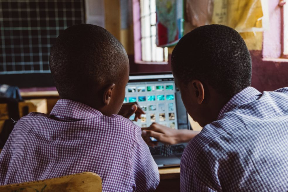 two boys using a laptop · free stock photo googl