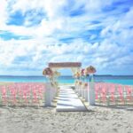 white and pink floral wedding decoration · free st